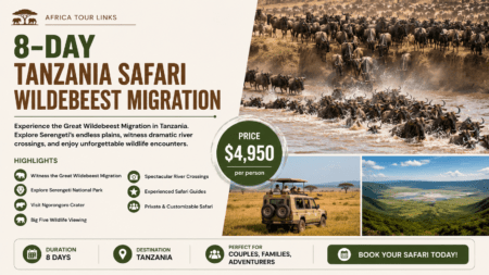 8-Days Tanzania Safari – Wildebeest Migration